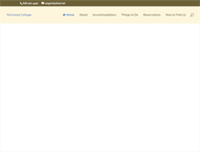 Tablet Screenshot of fernwoodcottage.com